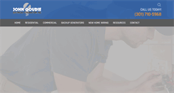 Desktop Screenshot of goudieelectric.com