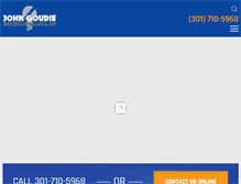 Tablet Screenshot of goudieelectric.com